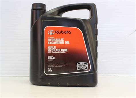 kubota mini ex hydraulic fluid type